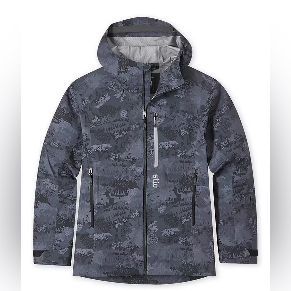$429  Stio Environ XT Jacket Outerwear Steel Pony Whitebark Camo Men’s Size S